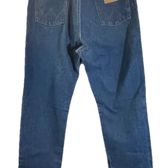 VINTAGE Wrangler Cowboy Cut Jeans 35x34 Blue-13MWZPW - Picture 4 of 12